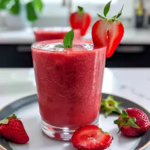 Watermelon Strawberry Smoothie
