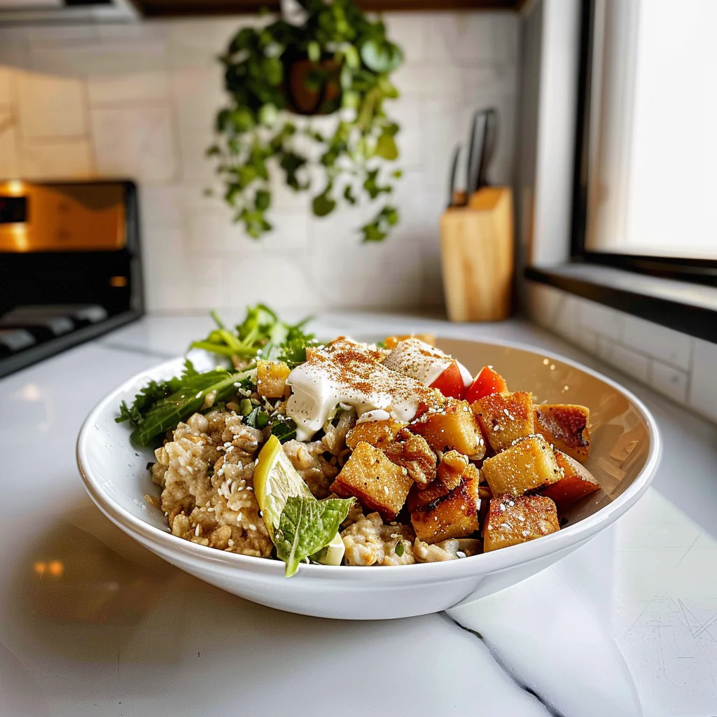 Savory Steel Cut Oats Dish