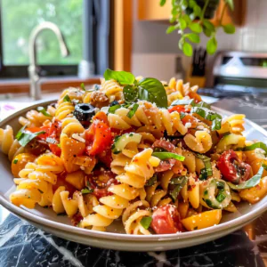 Garden Pasta Salad - Colorful and Delicious
