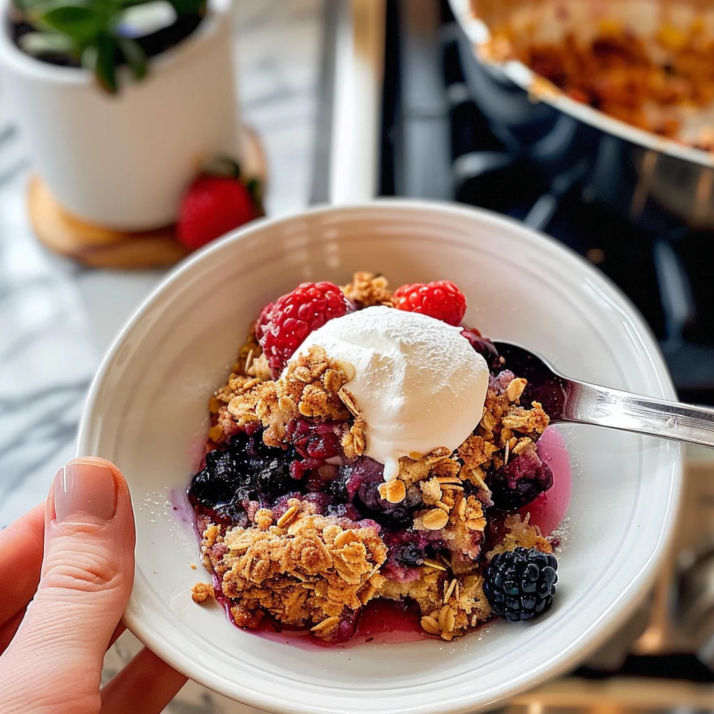 Mixed Berry Crisp