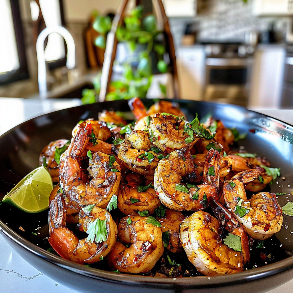 Chili Lime Shrimp Dish