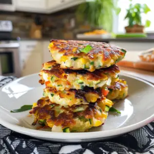 Corn Zucchini Fritters