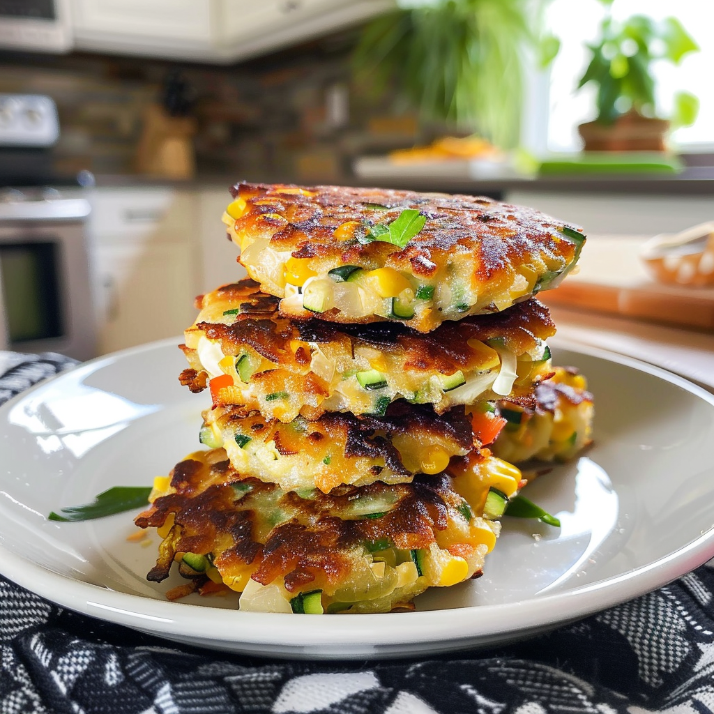 Corn Zucchini Fritters