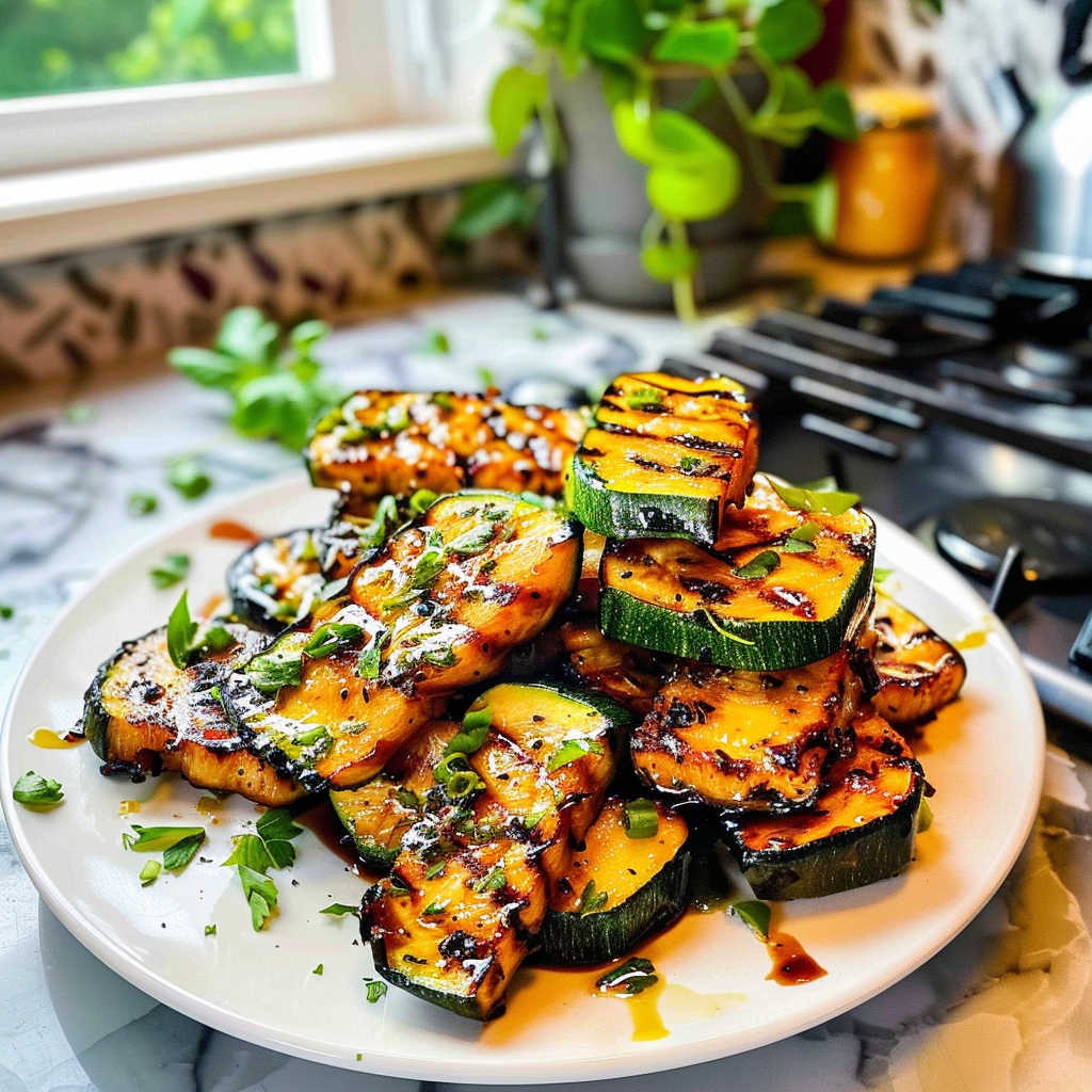 Grilled Zucchini for Memorial Day