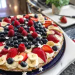 Patriotic Fruit Pizza Delight