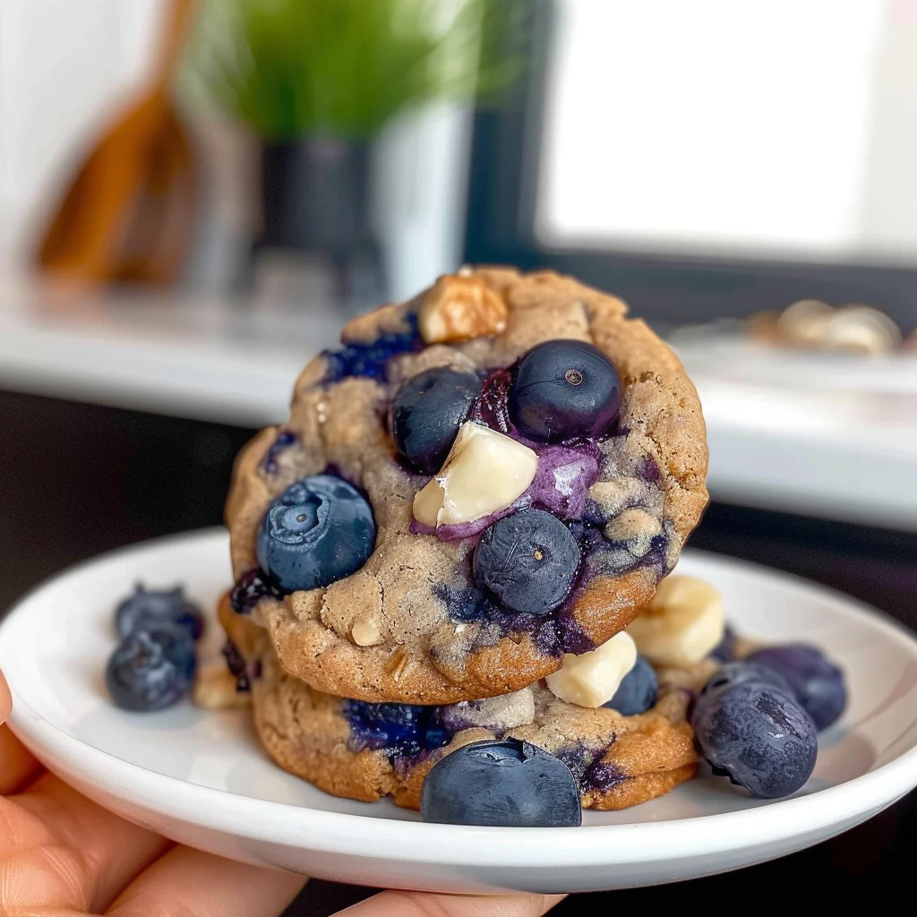 Blueberry Cookies Freshly Baked