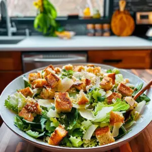 Caesar Salad Fresh Ingredients