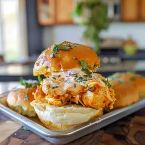 Buffalo Chicken Sliders Delicious and Spicy