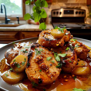 Honey Mustard Pork Chops Dish