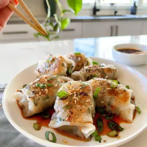 Rice Paper Dumplings Ready to Serve