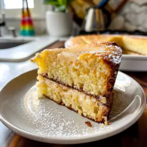 Easy Vanilla Cake Slice