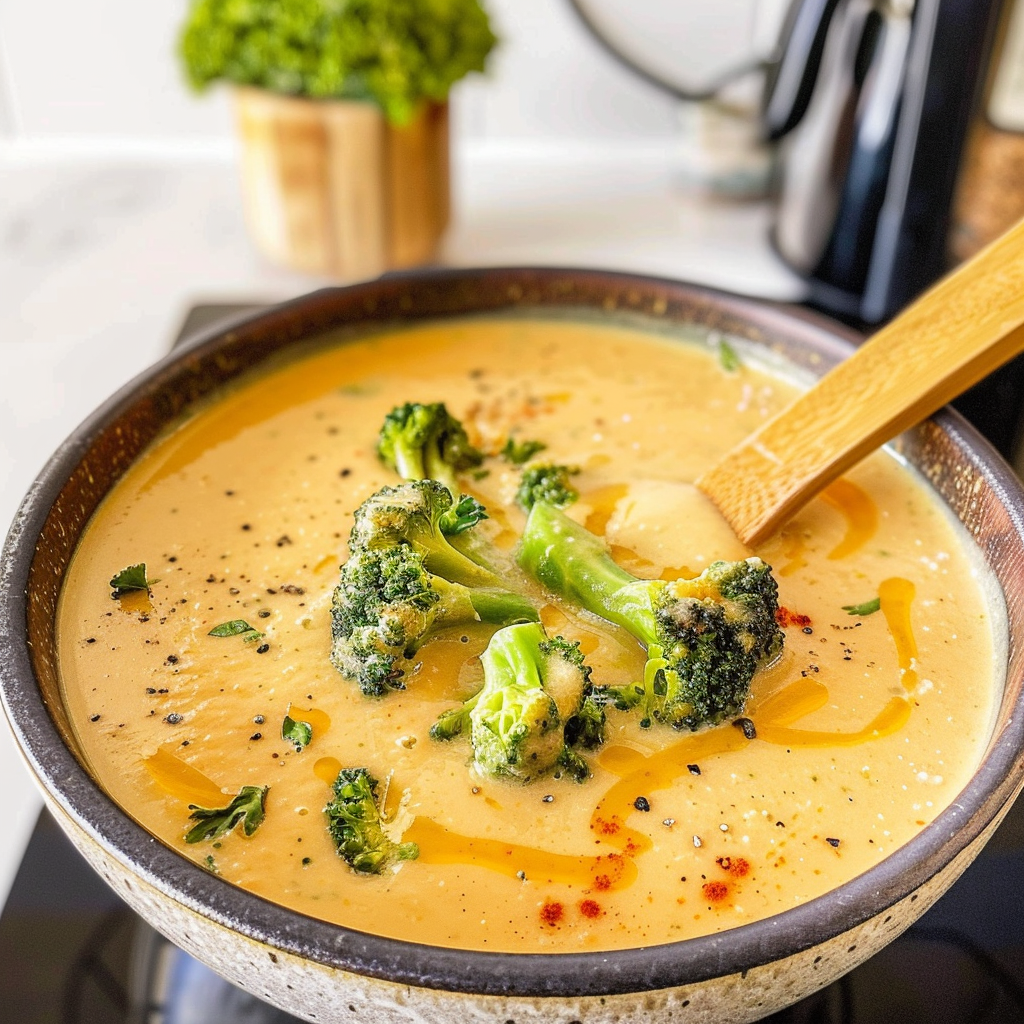 Cheddar Broccoli Soup Bowl