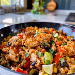 Southwest Chicken and Rice Dish