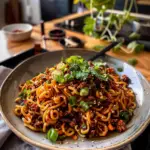 Chili Crisp Noodles Dish