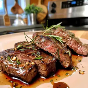 Succulent Garlic Rosemary Steak Tips