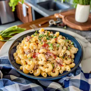 Loaded BBQ Macaroni Salad