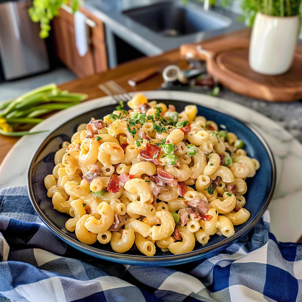 Loaded BBQ Macaroni Salad