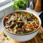 Beef Noodle Soup Bowl