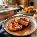 High-Protein French Toast on a Plate