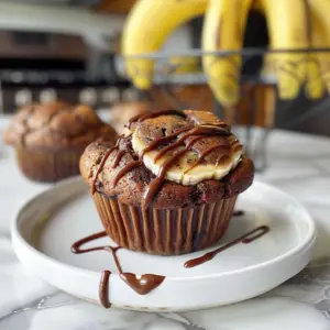 Nutella Banana Muffins