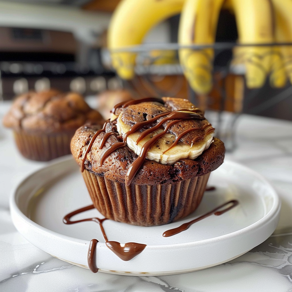 Nutella Banana Muffins