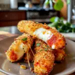 Crispy Homemade Mozzarella Sticks