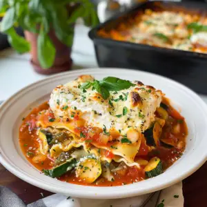 Vegetable Lasagna Soup