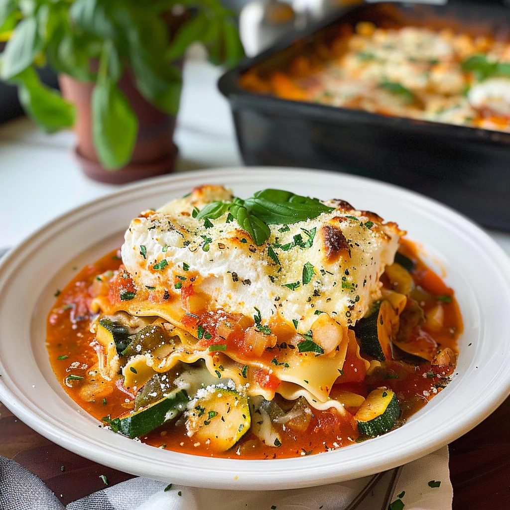 Vegetable Lasagna Soup