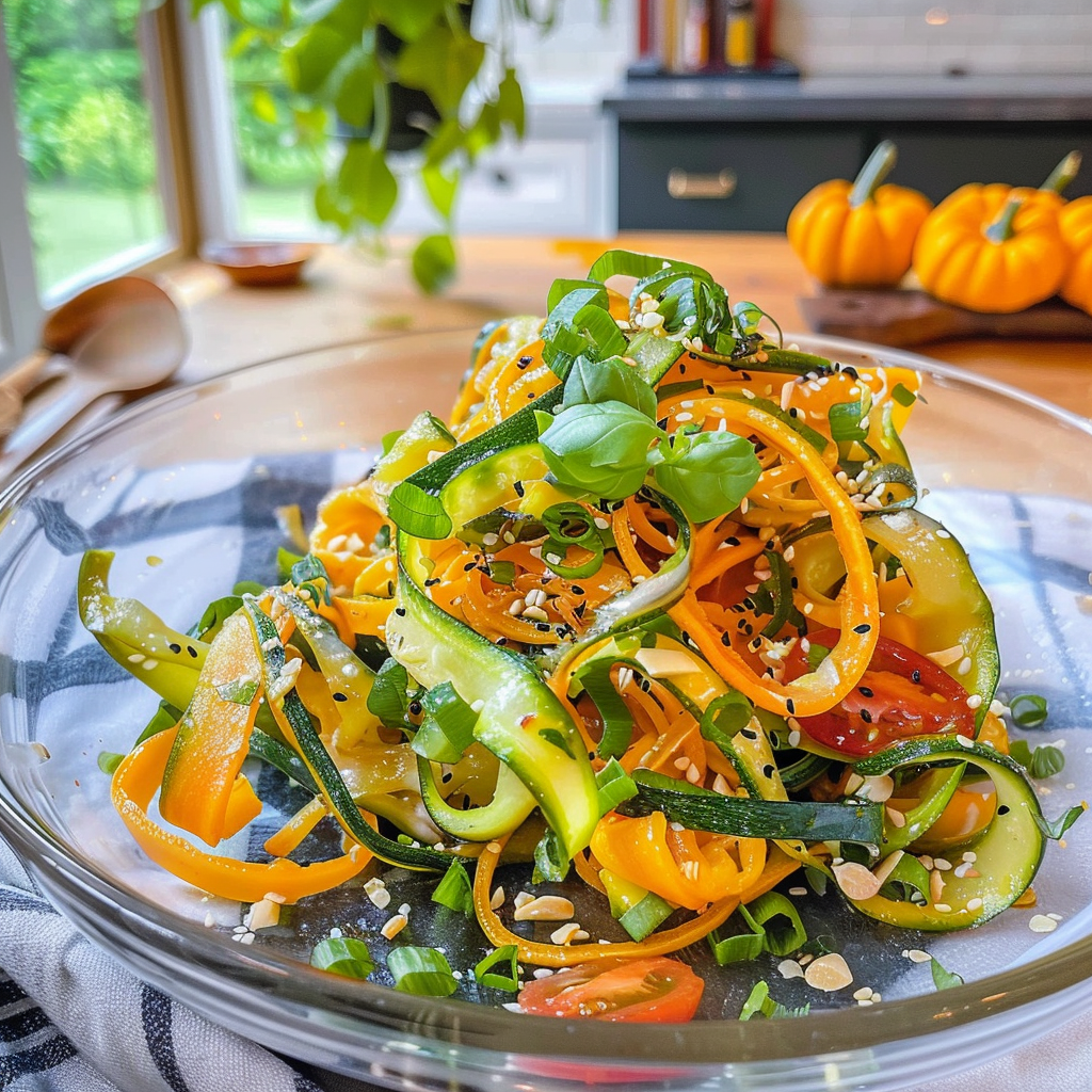 Summer Squash Ribbon Salad