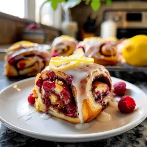 Raspberry Cinnamon Rolls
