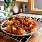 Delicious Buffalo Cauliflower Bites