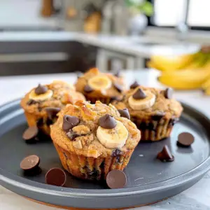 Banana Chocolate Chip Muffins