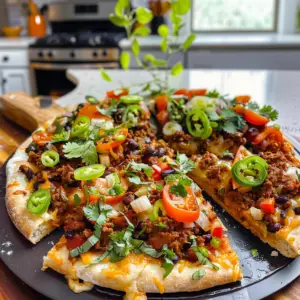 Taco Pizza Fresh Out of the Oven