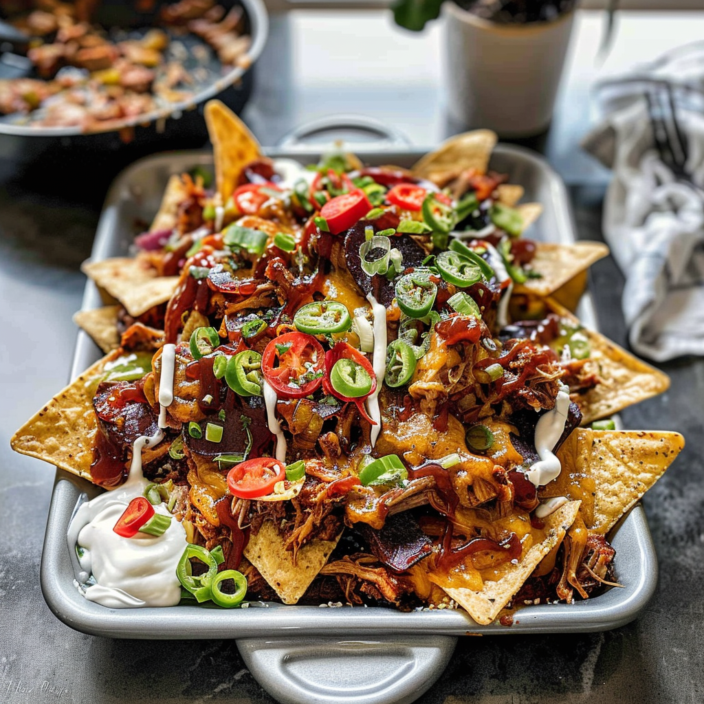 BBQ Pulled Pork Nachos – Deliciously Irresistible