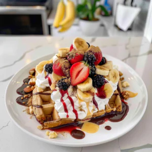 Breakfast Banana Split Delight