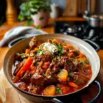 Beef Goulash in a Bowl