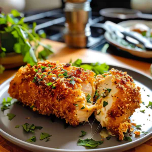 Delicious Chicken Kiev on a Plate