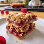 Raspberry Bars Freshly Baked
