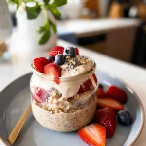 Overnight Oats with Protein Powder