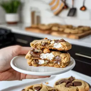 Delicious S'mores Cookies
