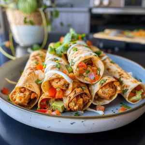 Chicken Taquitos Ready to Serve