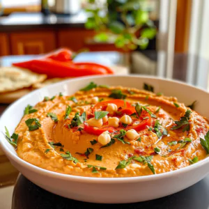 Roasted Red Pepper Hummus