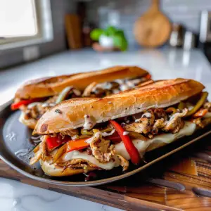 Chicken Philly Cheesesteak Deliciousness