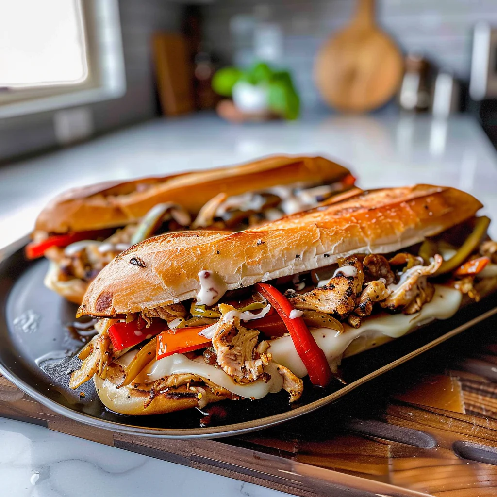 Chicken Philly Cheesesteak Deliciousness