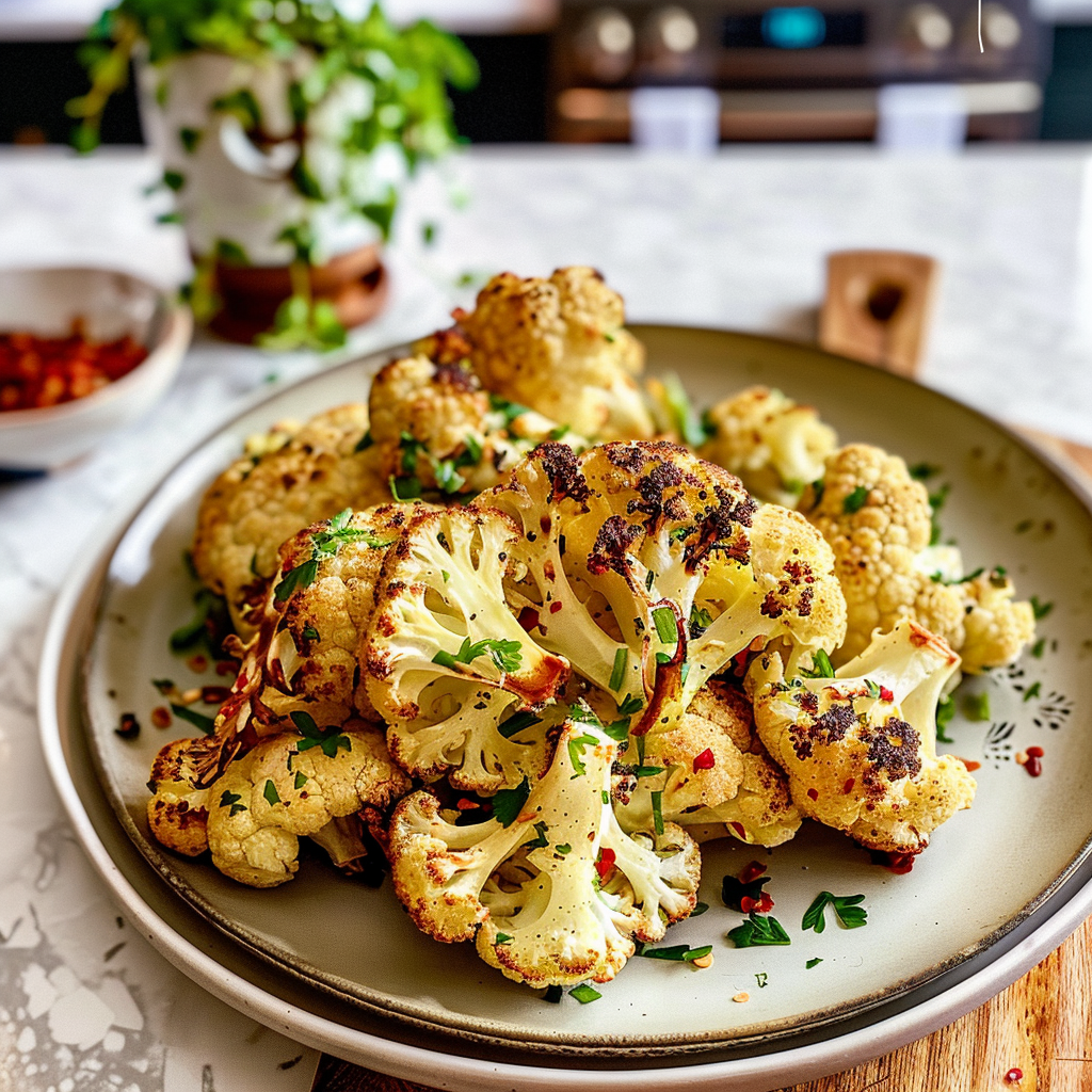 Roasted Cauliflower Dish