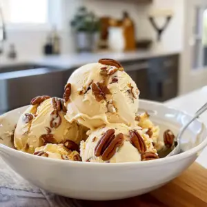 Butter Pecan Ice Cream Scoop