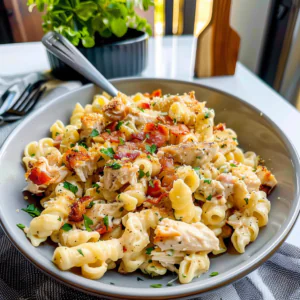 Chicken Bacon Ranch Pasta Dish