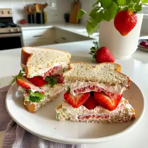 Strawberry Tea Sandwiches