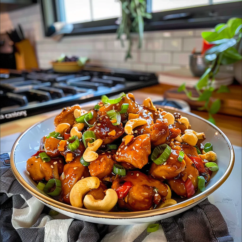 Delicious Cashew Chicken Dish