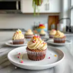 Vegan Cupcakes on a Plate